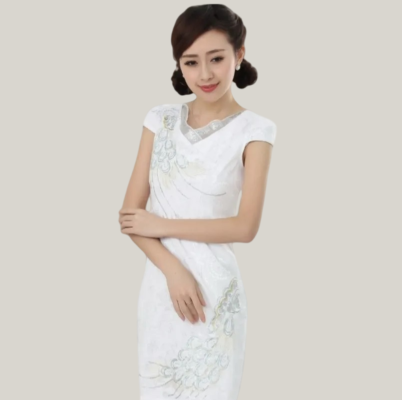 Slim Fit Cheongsam Dress – Final Sale
