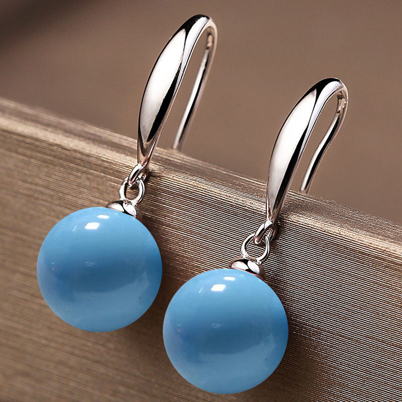 Classic Round Faux Pearl Earrings – Elegant & Everyday Style