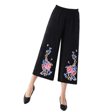 Load image into Gallery viewer, Women's Casual Floral Print Yoga Wide-leg loose ankle Pants