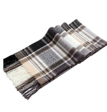 Load image into Gallery viewer, Pashmina Winter warm plaid scarves Tartan Wrap Shawl for Women