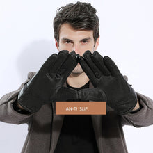 Load image into Gallery viewer, Men's Winter Gloves Anti Slip Warm Fleece Lining Touch Screen Glove