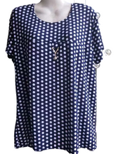 Load image into Gallery viewer, Women's Scoop neck Short Sleeve Loose Fit floral print T-Shirt casual blouses