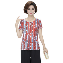 Load image into Gallery viewer, Women's summer scoop neck short sleeve