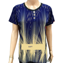 Load image into Gallery viewer, Women's Casual Crewneck Short Sleeve Tops Loose Fit T-Shirt fashion pattern Blouse