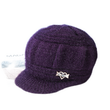 Load image into Gallery viewer, Women's Winter warm bucket fleece Hats, chunky cable Knit soft caps
