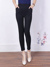 Load image into Gallery viewer, Autumn Winter Leggings, Thick Warm Pants , Plus Velvet Pants, Vintage Flowers Trousers