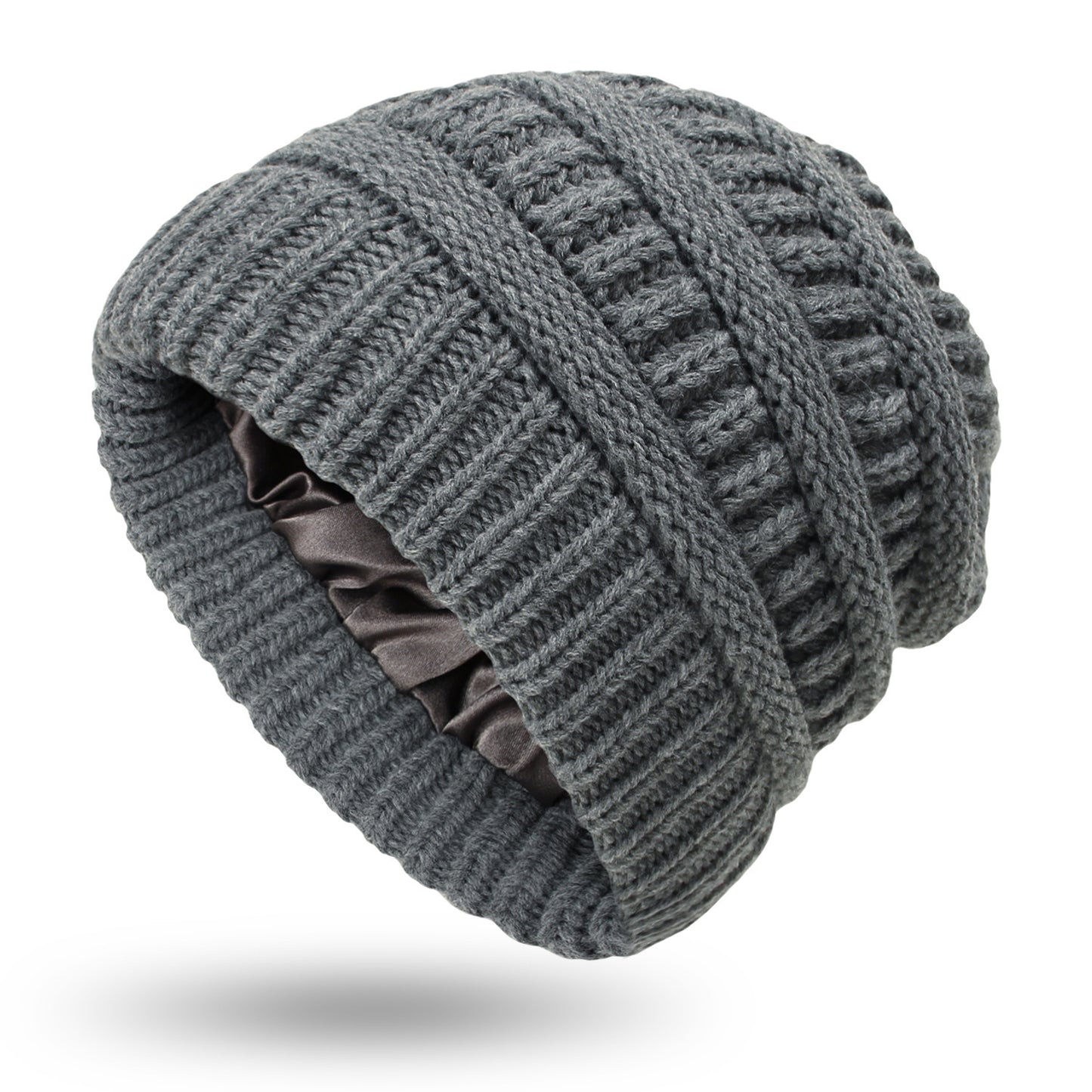Winter warm chunky knit beanie Hats Unisex solid colors caps