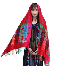 Load image into Gallery viewer, Women's warm colorful Elephant or Crown pattern Pashmina Scarf/Stole/Wrap