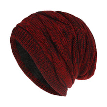 Load image into Gallery viewer, Winter warm chunky knit fleece lined beanie Hats, Unisex caps