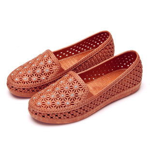 Slip On Flat Sandals,Shiny ,Fashion, Comfortable sandals