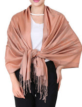 Load image into Gallery viewer, Women's solid colors Pashmina feeling Shawls and Wraps for Evening Dress Winter Warm Scarves