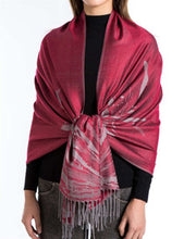 Load image into Gallery viewer, Women's Cashmere Feel Winter Scarf 2 Tone Large Pashmina Shawls and Wraps