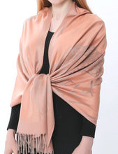 Load image into Gallery viewer, Women's Cashmere Feel Winter Scarf 2 Tone Large Pashmina Shawls and Wraps