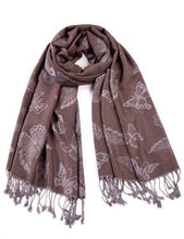 Load image into Gallery viewer, Women's Cashmere Feel Winter Scarf 2 Tone Large Pashmina Shawls and Wraps