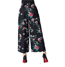 Load image into Gallery viewer, Women‘s Wide Leg Boho Harem floral Yoga Pants