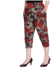 Load image into Gallery viewer, Women's Casual Boho Floral Print Yoga Harem Lantern Capri loose Pants