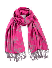 Load image into Gallery viewer, Women's Cashmere Feel Winter Scarf 2 Tone Large Pashmina Shawls and Wraps