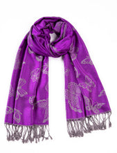 Load image into Gallery viewer, Women's Cashmere Feel Winter Scarf 2 Tone Large Pashmina Shawls and Wraps