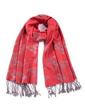Load image into Gallery viewer, Women's Cashmere Feel Winter Scarf 2 Tone Large Pashmina Shawls and Wraps