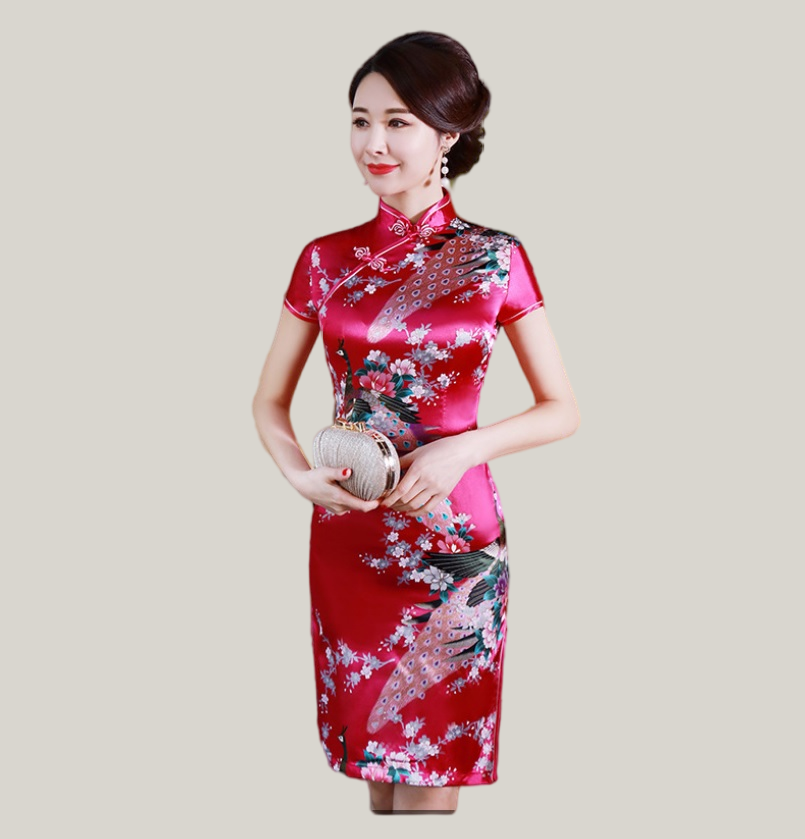 Slim Fit Cheongsam Dress – Final Sale