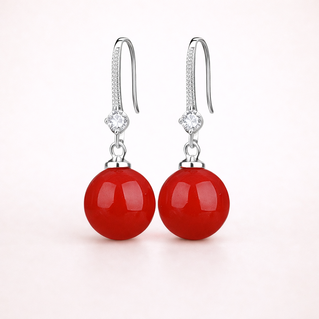 Elegant Faux Pearl Drop Earrings – Classic & Versatile Jewelry