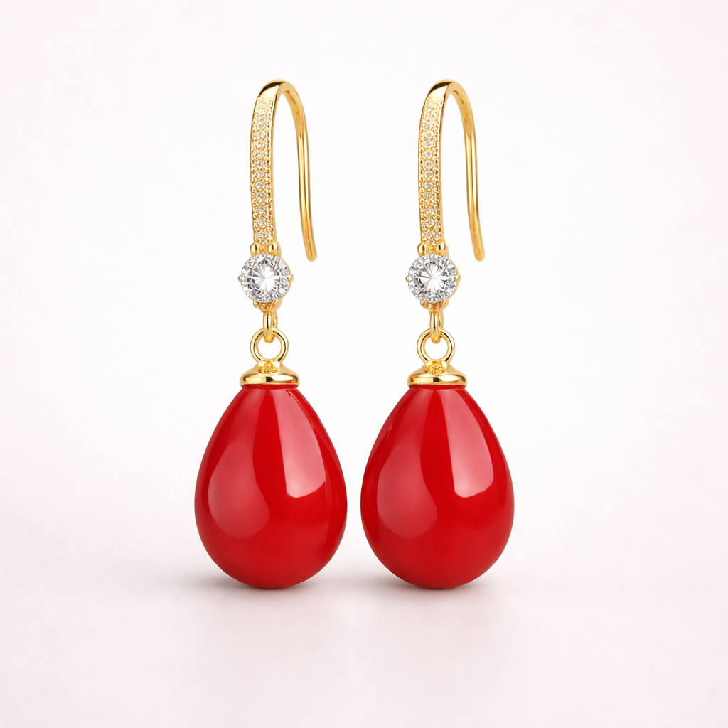 Elegant Faux Pearl Drop Earrings – Classic & Versatile Jewelry