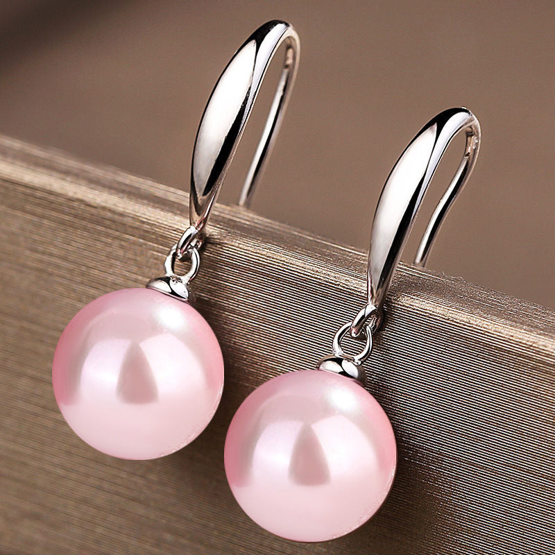 Classic Round Faux Pearl Earrings – Elegant & Everyday Style