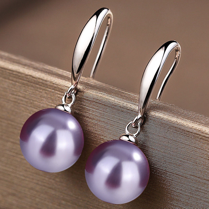 Classic Round Faux Pearl Earrings – Elegant & Everyday Style