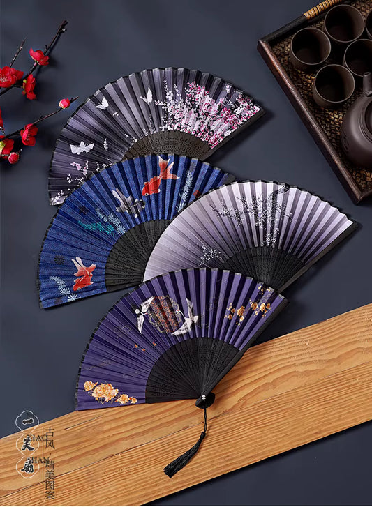 Chinese Style Folding Fan | Classic Bamboo Hand Fan