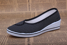 Charger l'image dans la galerie, Chaussures d'infirmière, chaussures pour femmes à talons compensés, chaussures à double usage pour le travail et les loisirs, tendon interne augmenté 
