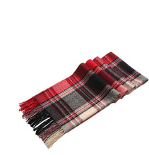 Load image into Gallery viewer, Pashmina Winter warm plaid  scarves Tartan  Wrap Shawl for Women
