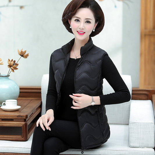 Down cotton waistcoat, winter vest, short vest
