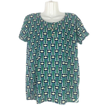 Load image into Gallery viewer, Women's Scoop neck Short Sleeve Loose Fit floral print T-Shirt casual blouses
