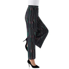 Load image into Gallery viewer, Women's summer Striped wide-leg ankle pants

