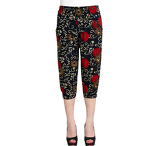 Load image into Gallery viewer, Women's Casual Boho Floral Print Yoga  Harem Lantern Capri loose Pants
