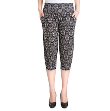 Load image into Gallery viewer, Women's Casual Boho Floral Print Yoga  Harem Lantern Capri loose Pants
