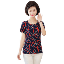 Load image into Gallery viewer, Women's Slim Fit  Short Sleeve Tunic Tops summer floral print Casual Blouse
