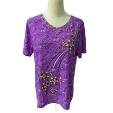 Load image into Gallery viewer, Women's Casual Short Sleeve  Tops Loose Fit  Comfort Summer T-Shirt classic pattern Blouse
