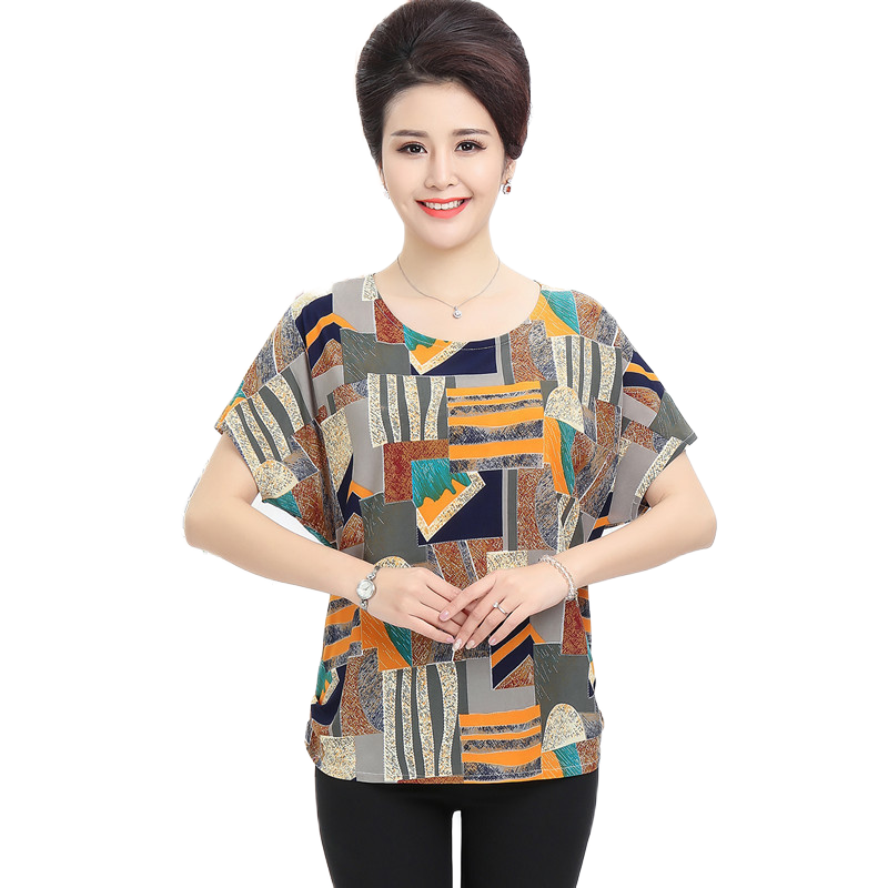Women's Casual Scoop neck Batwing Sleeve Tunic Tops Loose fit  Blouse