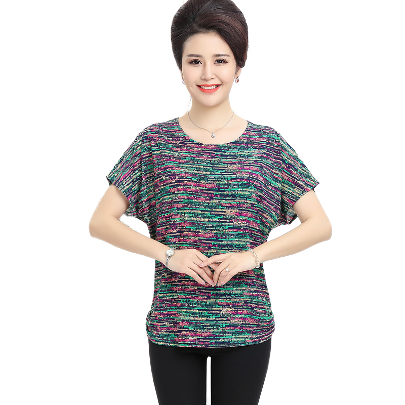 Women's Casual Scoop neck Batwing Sleeve Tunic Tops Loose fit  Blouse