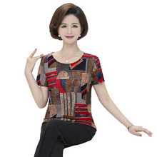 Load image into Gallery viewer, Women's summer scoop neck short sleeve
