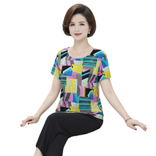 Load image into Gallery viewer, Women's summer scoop neck short sleeve
