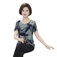 Load image into Gallery viewer, Women's summer scoop neck short sleeve
