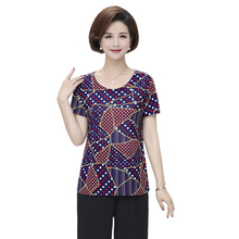 Load image into Gallery viewer, Women's summer scoop neck short sleeve
