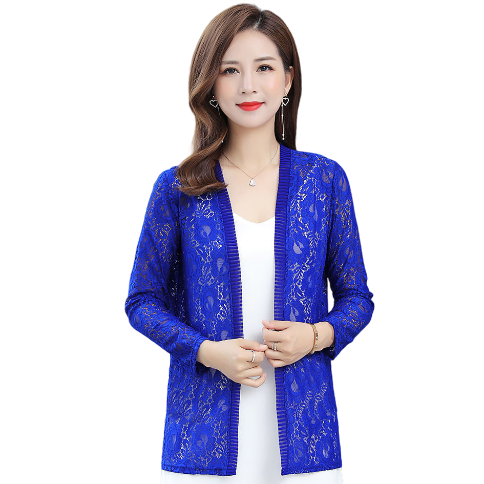 Women's Lace Cardigan Floral Crochet Sheer Cover Ups  Open front