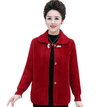 Load image into Gallery viewer, Women's long sleeve Lapel Fuzzy Fleece long sleeve  Cardigan Warm Jacket Coat
