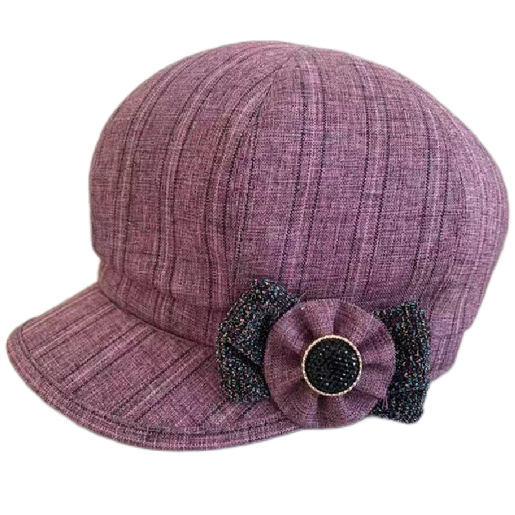 Women's visor Floral Hats Adjustable Causal caps in cotton