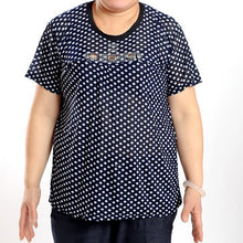 Load image into Gallery viewer, Women's Scoop neck Short Sleeve Loose Fit  floral print T-Shirt casual blouses
