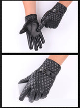 Load image into Gallery viewer, Unisex Elegant Warm fleece lining Touch Screen  faux  leather (PU)  Gloves
