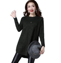 Load image into Gallery viewer, Women's Long Sleeve Crewneck  Sweater for legging Chunky Cable knit pullover

